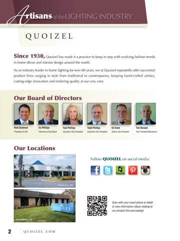Quoizel 全集 Line 灯饰目录 2015-2016 第 3 页