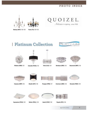 Quoizel 全集 Line 灯饰目录 2014-2015 第 8 页