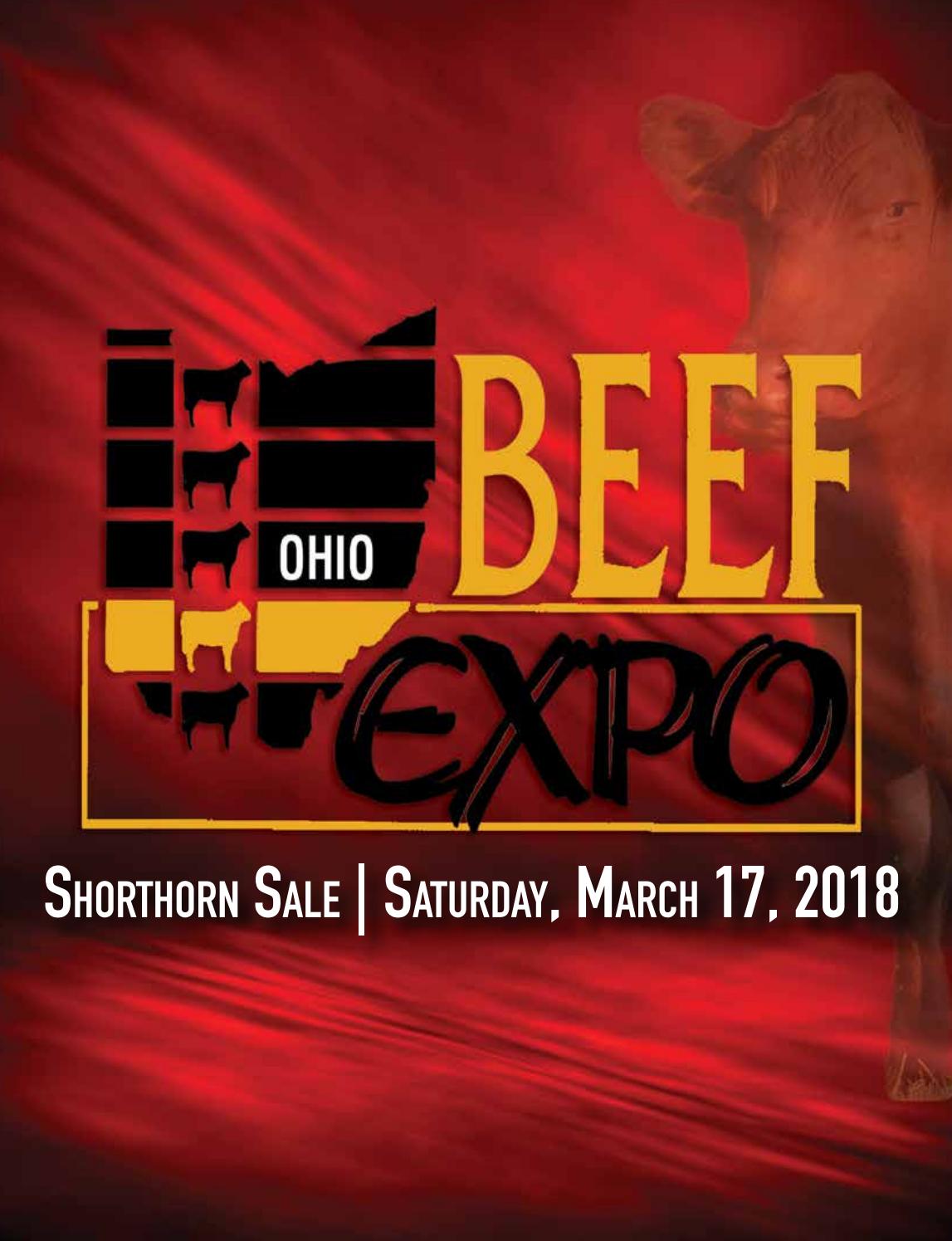 2018 Ohio Beef Expo Shorthorn Sale by SCI Stephanie Cronin, INC Issuu