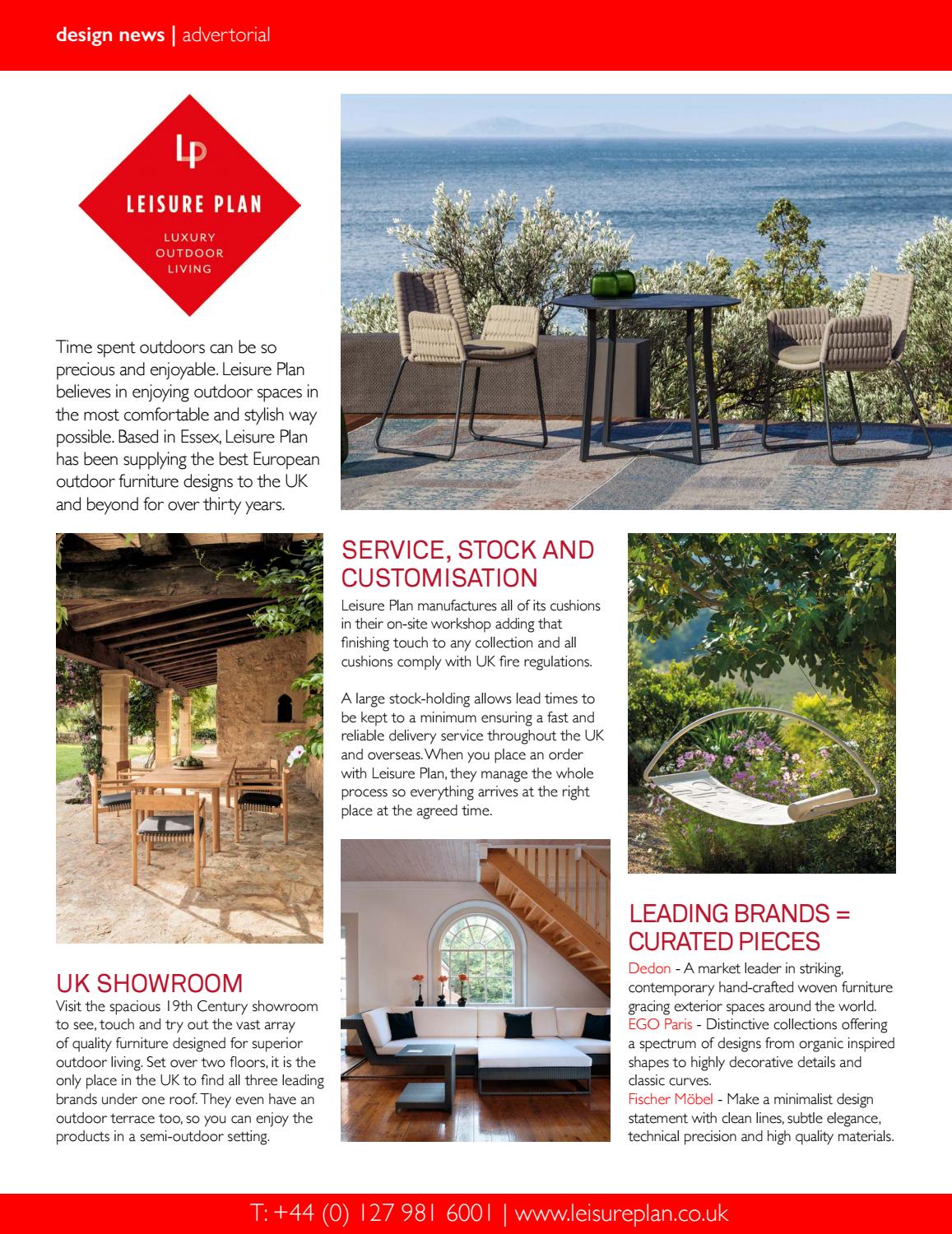 leisure world outdoor furniture on Spring 2018 By Bridge For Design Issuu