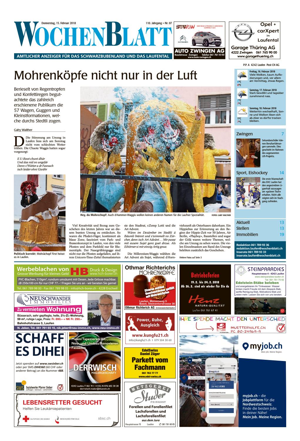 20180215 woz wosanz by AZAnzeiger Issuu