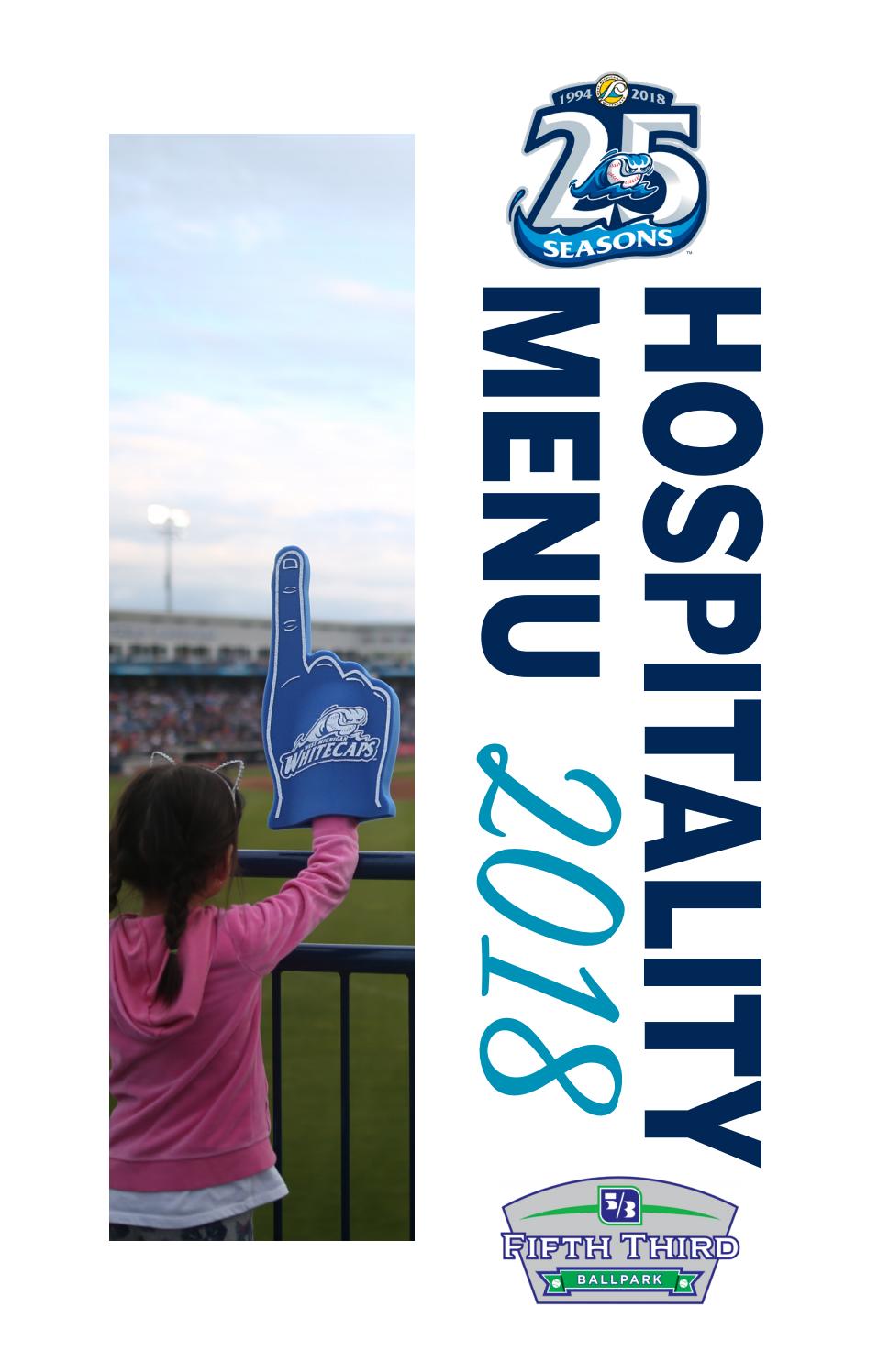 Hospitality Menu 2018 by West Michigan Whitecaps Issuu