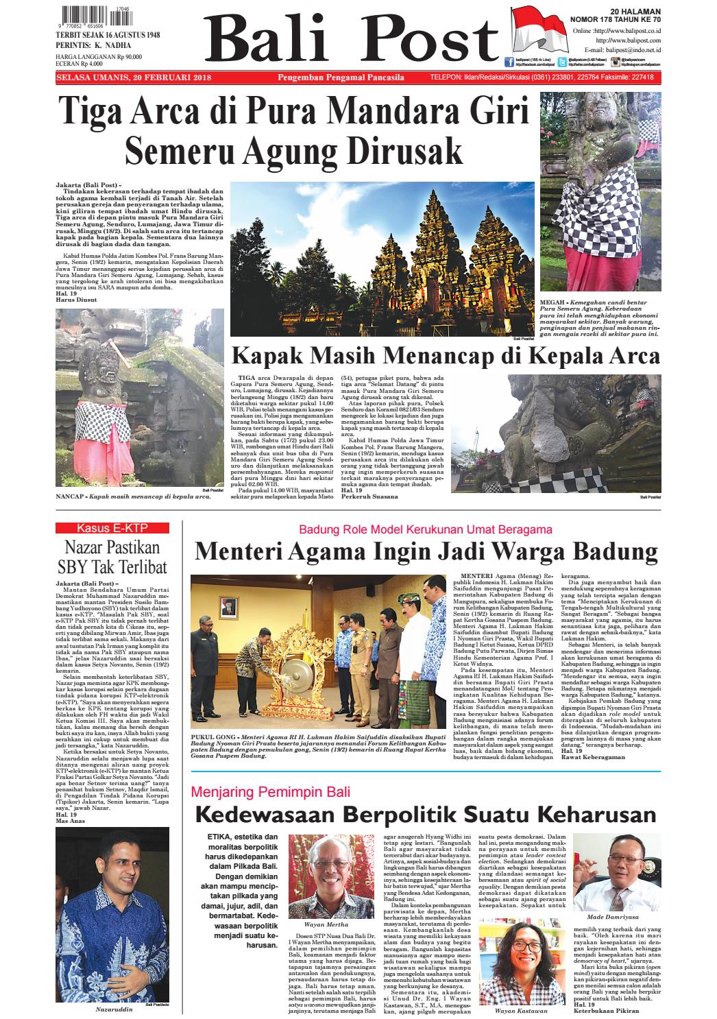 Contoh Esai Lumajang Kini Dan Nanti Karangan prosa yang