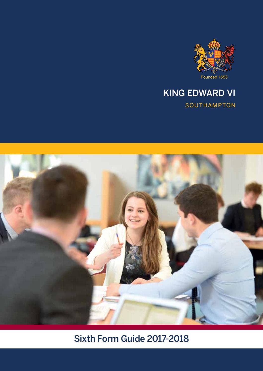 Sixth form guide 2018 by King Edward VI School - Issuu