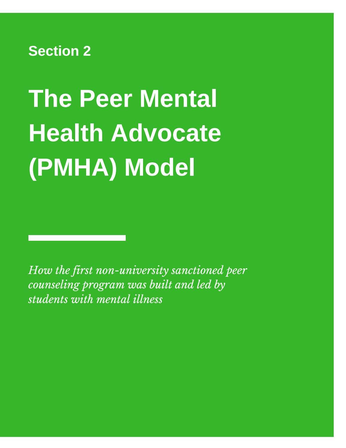 Project Lets The Peer Mental Health Advocate Model by Project LETS, Inc. - Issuu