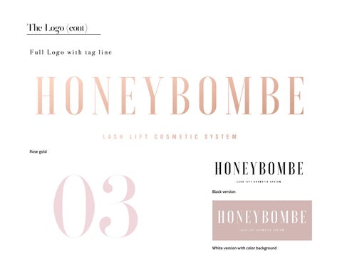 HONEYBOMBE - STYLE 指南 第 10 页