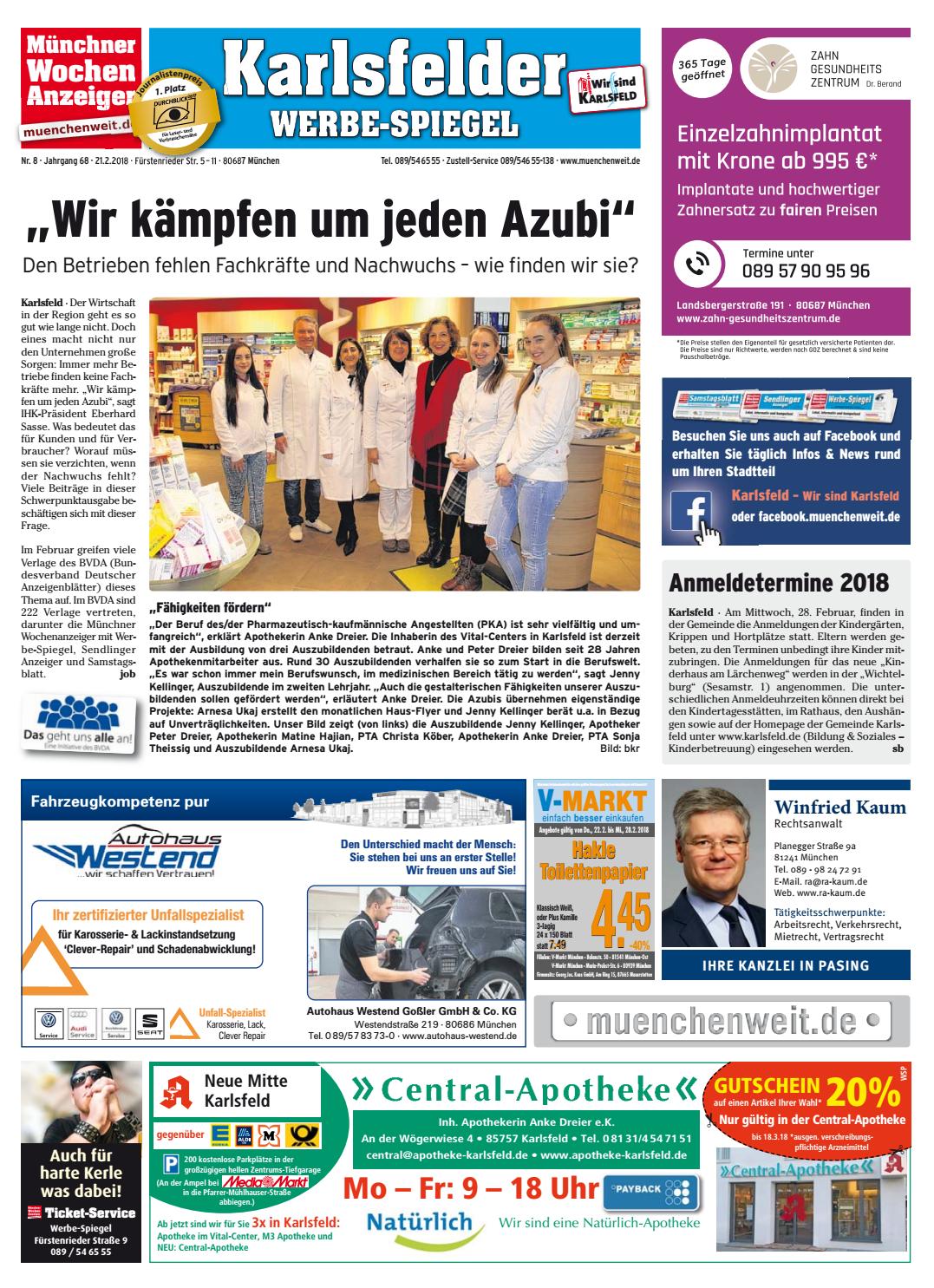 KW 08-2018 by Wochenanzeiger Medien GmbH - Issuu
