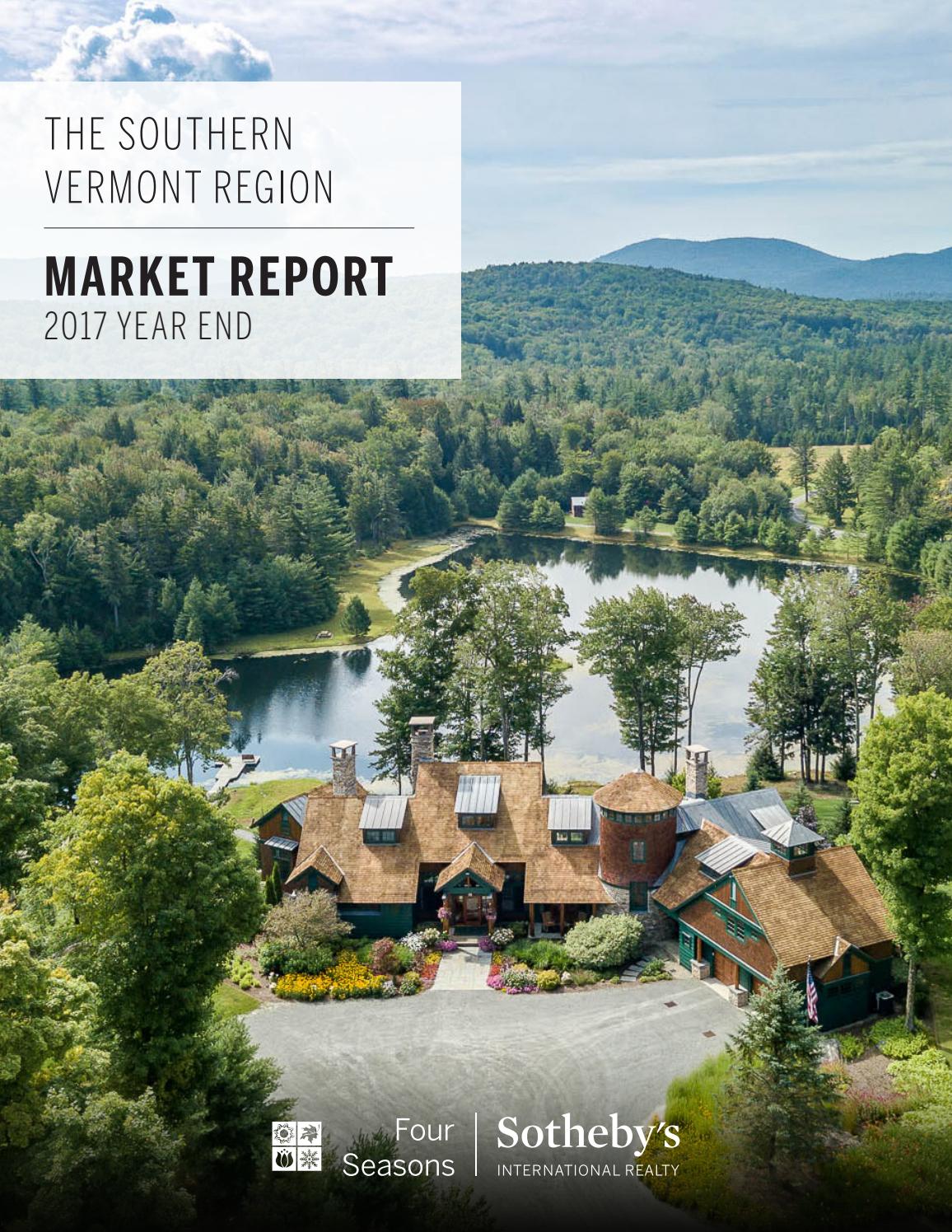 2017 Year End Market Report Southern Vermont Region by Four Seasons