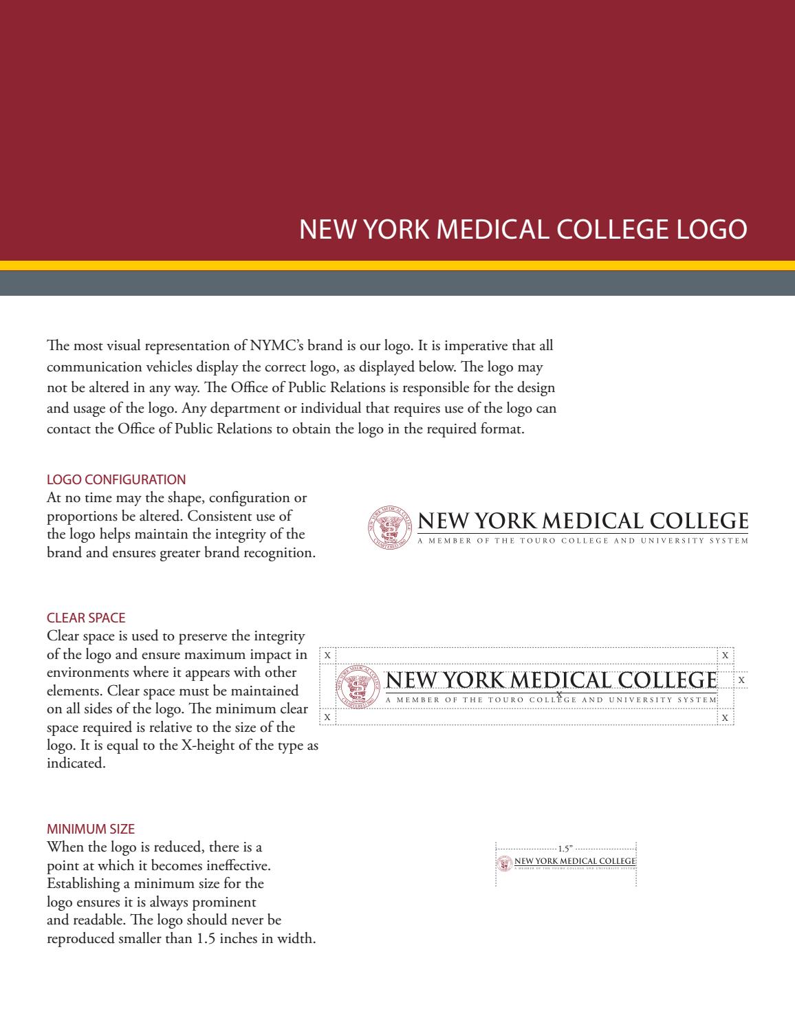 Archived NYMC Style Guide by New York Medical College Issuu
