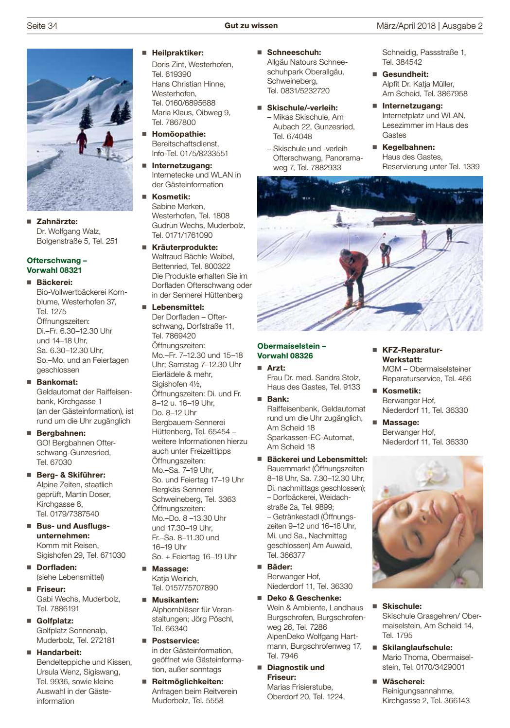 Hornerdorfer Aktuell Marz April 2018 By Hornerdorfer Im Allgau Issuu