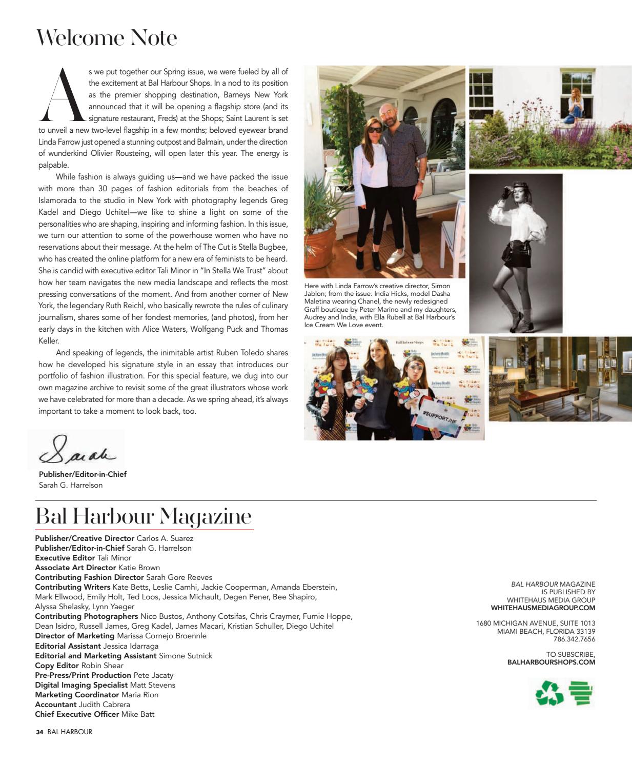 Bal Harbour Magazine Spring 2018 By S Issuu