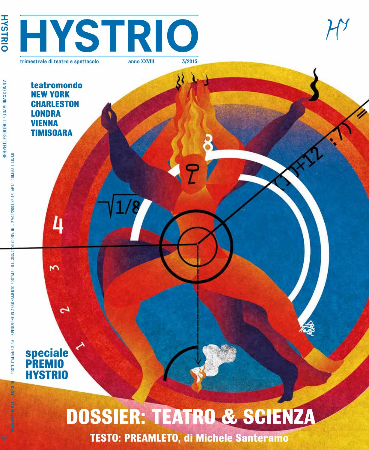 Hystrio 2015 3 luglio-settembre by Hystrio - Issuu