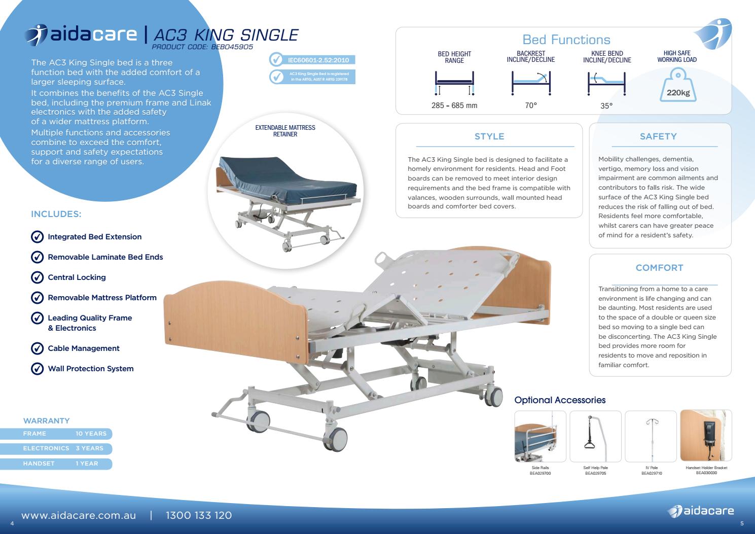 Aidacare AC Series Beds by Aidacare Issuu