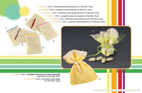 Catalogo bomboniere equosolidali 2018 第 7 页