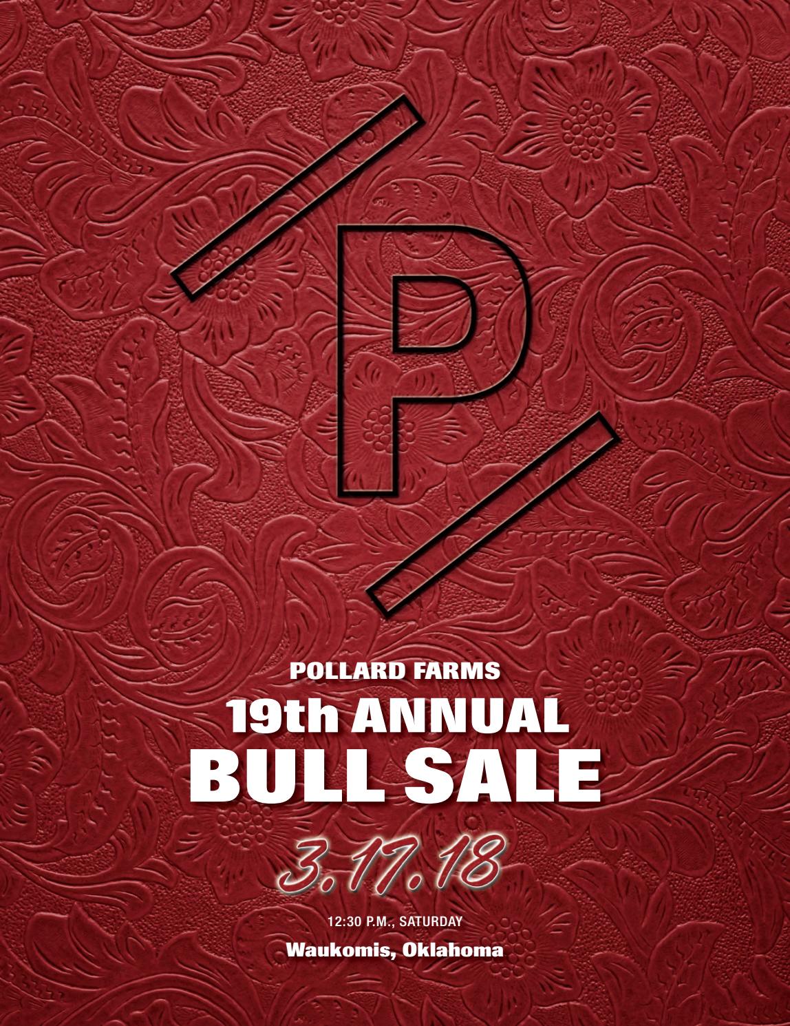 Pollard Farms Bull Sale by Tracy McMurphy Issuu