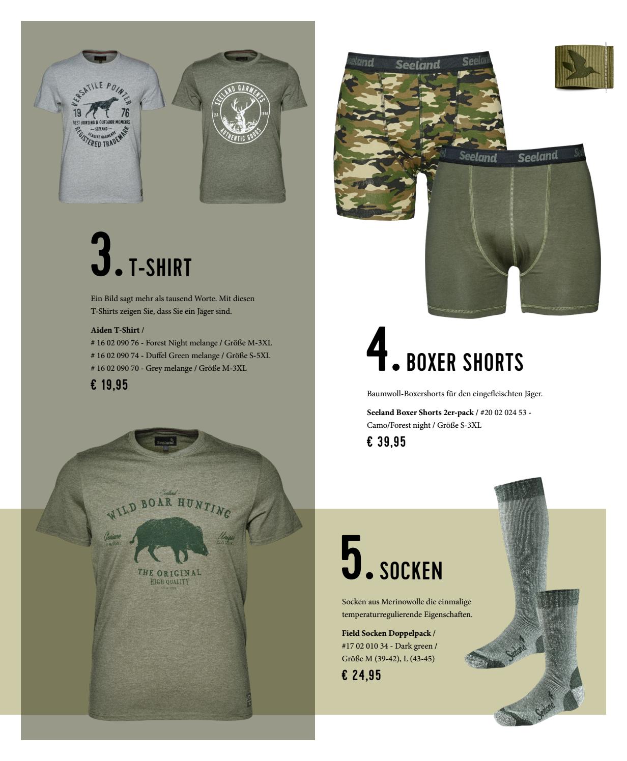 Seeland Boxer Shorts 2er Pack Bekleidung Sport
