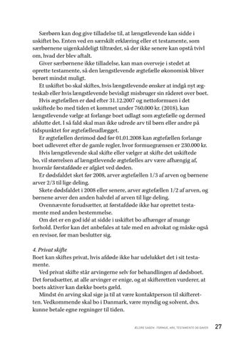 uigenkaldeligt testamente uigenkaldeligt testamente