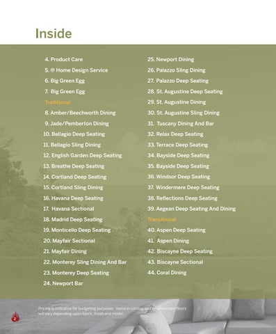 Digital Media And Publishing Fire 家居 Casual Living 户外 家具 Sale - 春季 2018 目录 第 2 页