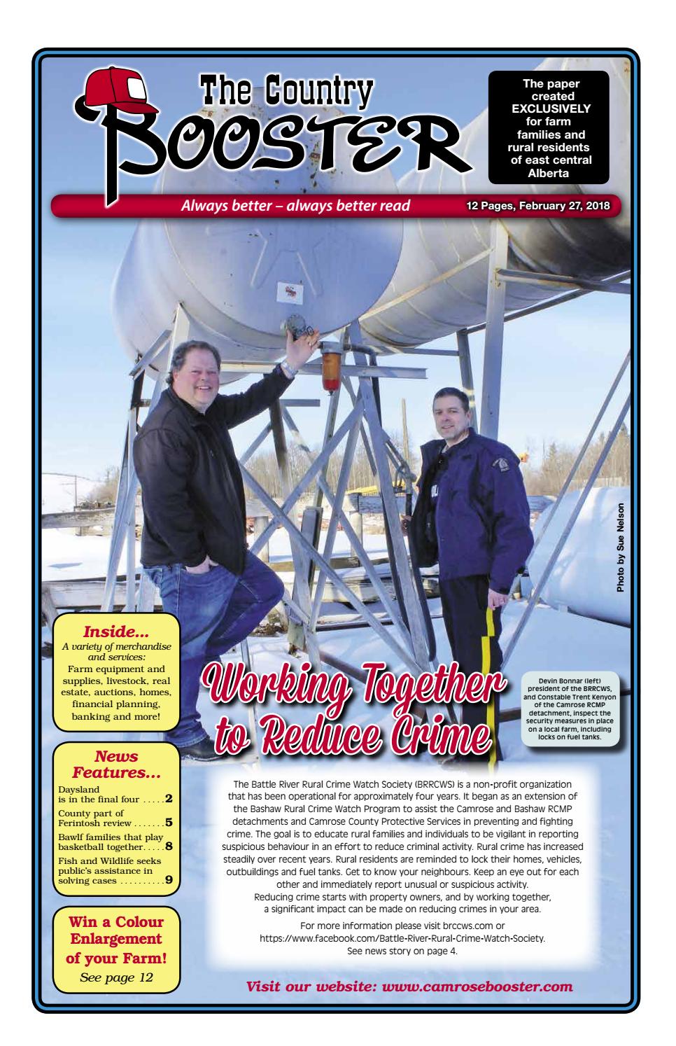 February 27, 2018 Country Booster by The Camrose Booster Issuu