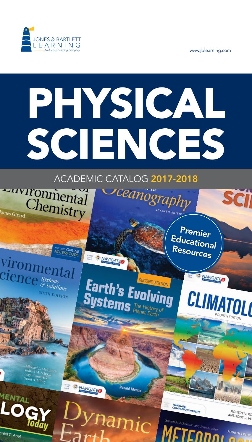 20172018 Physical Science Catalog by Jones & Bartlett Learning Issuu