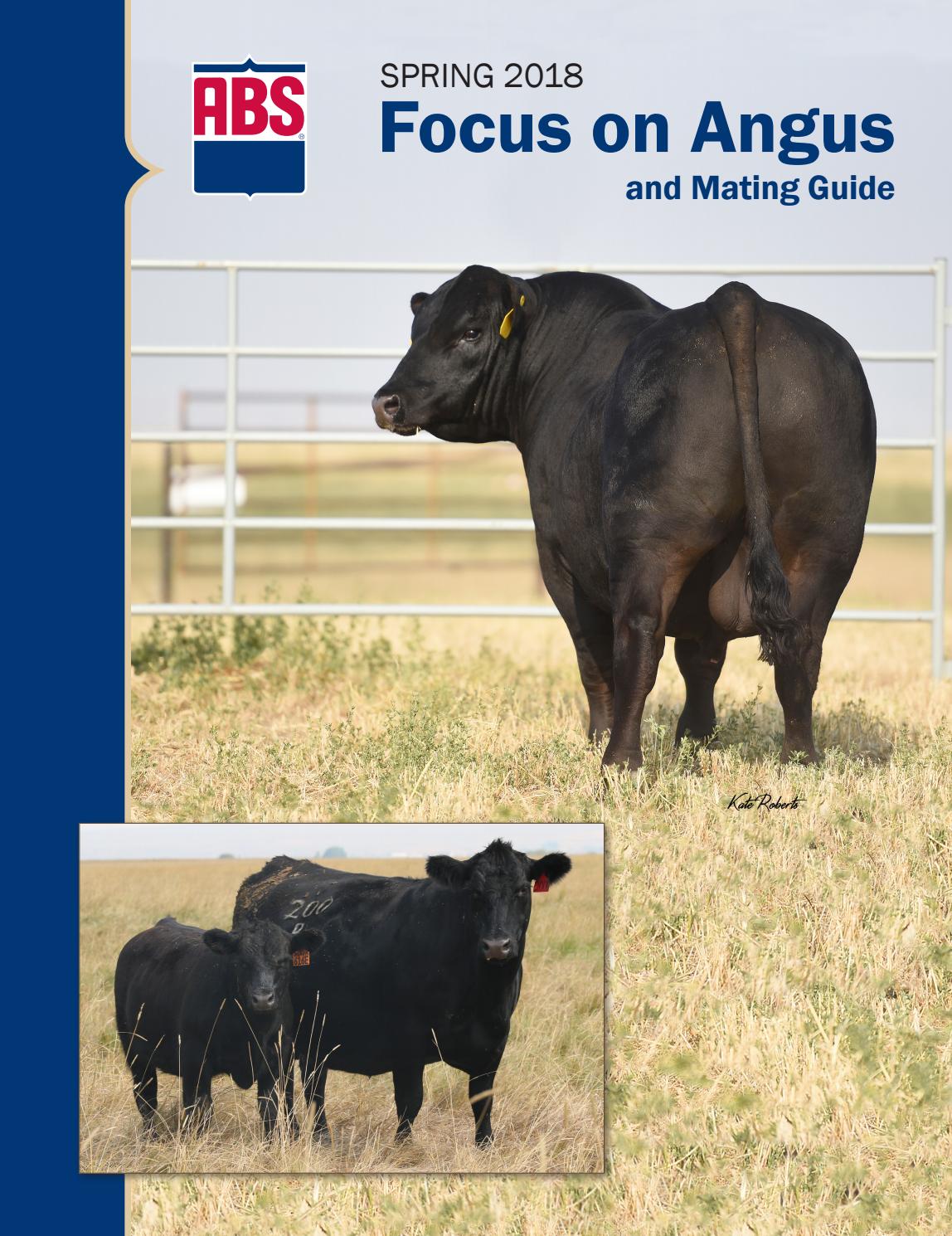 Spring 2018 Focus on Angus and Mating Guide by ABS Global, Inc. Issuu