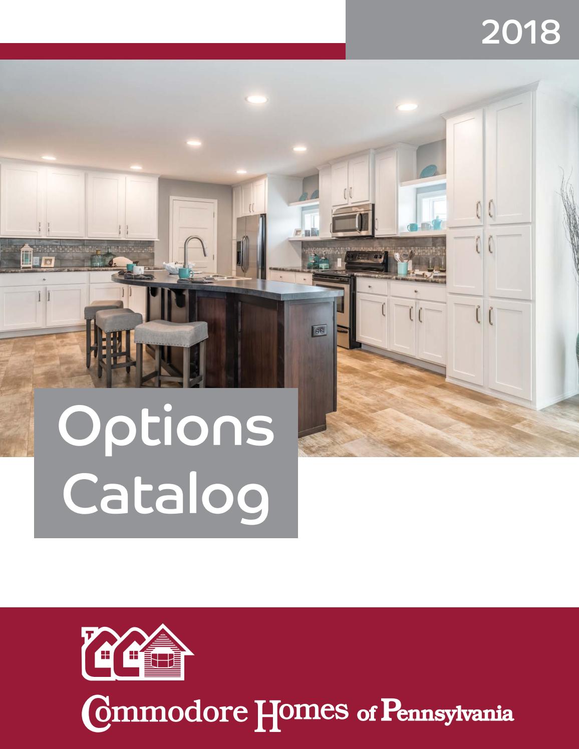 Commodore Homes of Pennsylvania Option Brochure 2018 by Commodore Homes, LLC Issuu