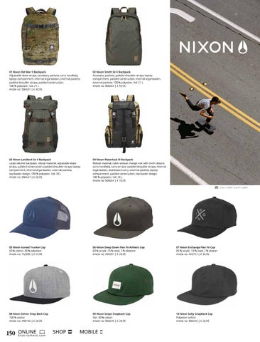 nixon skateboard backpack