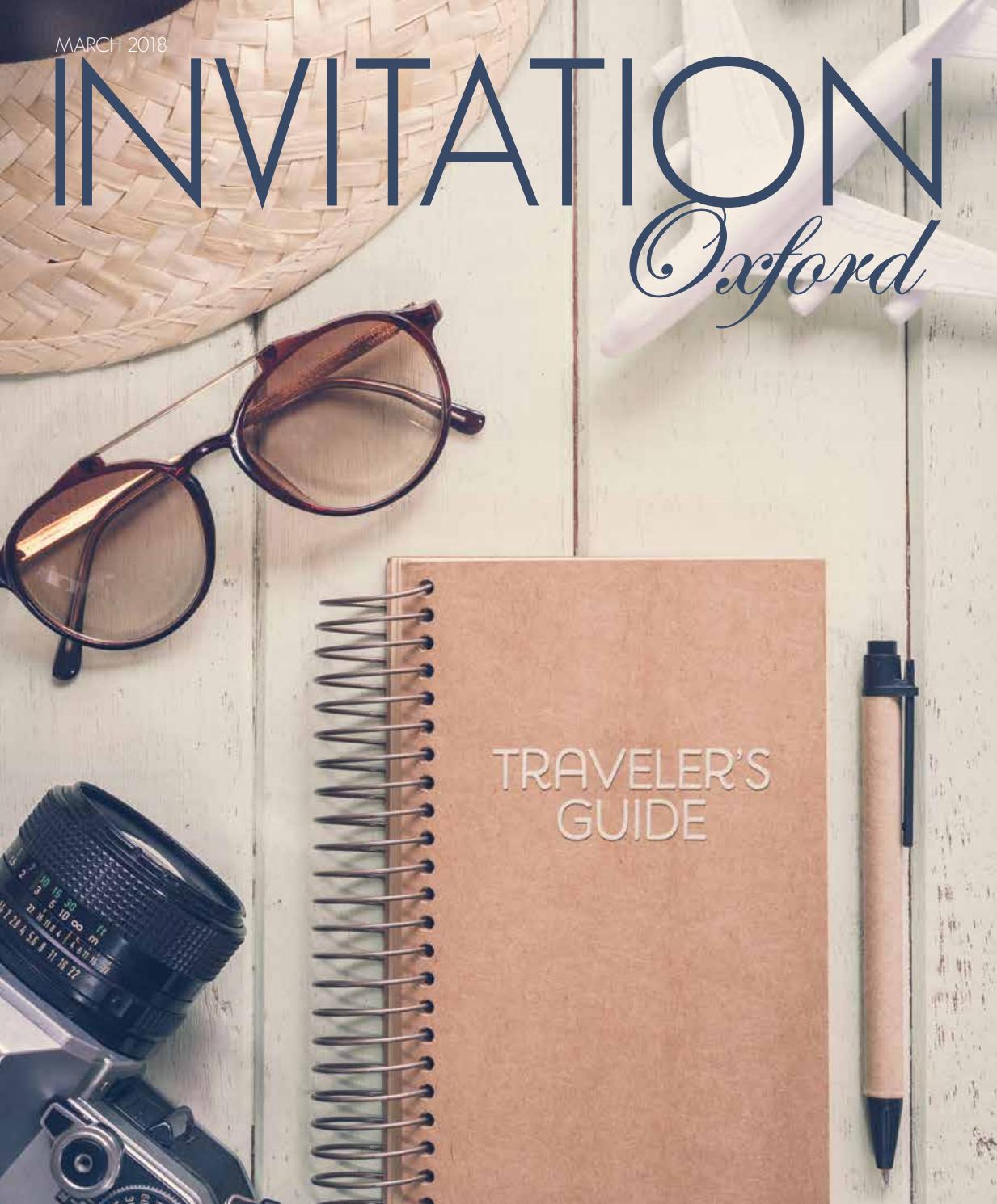Invitation Oxford - March 2018 by Invitation Magazines - Issuu Invitation Oxford - March 2018 by Invitation Magazines - Issuu