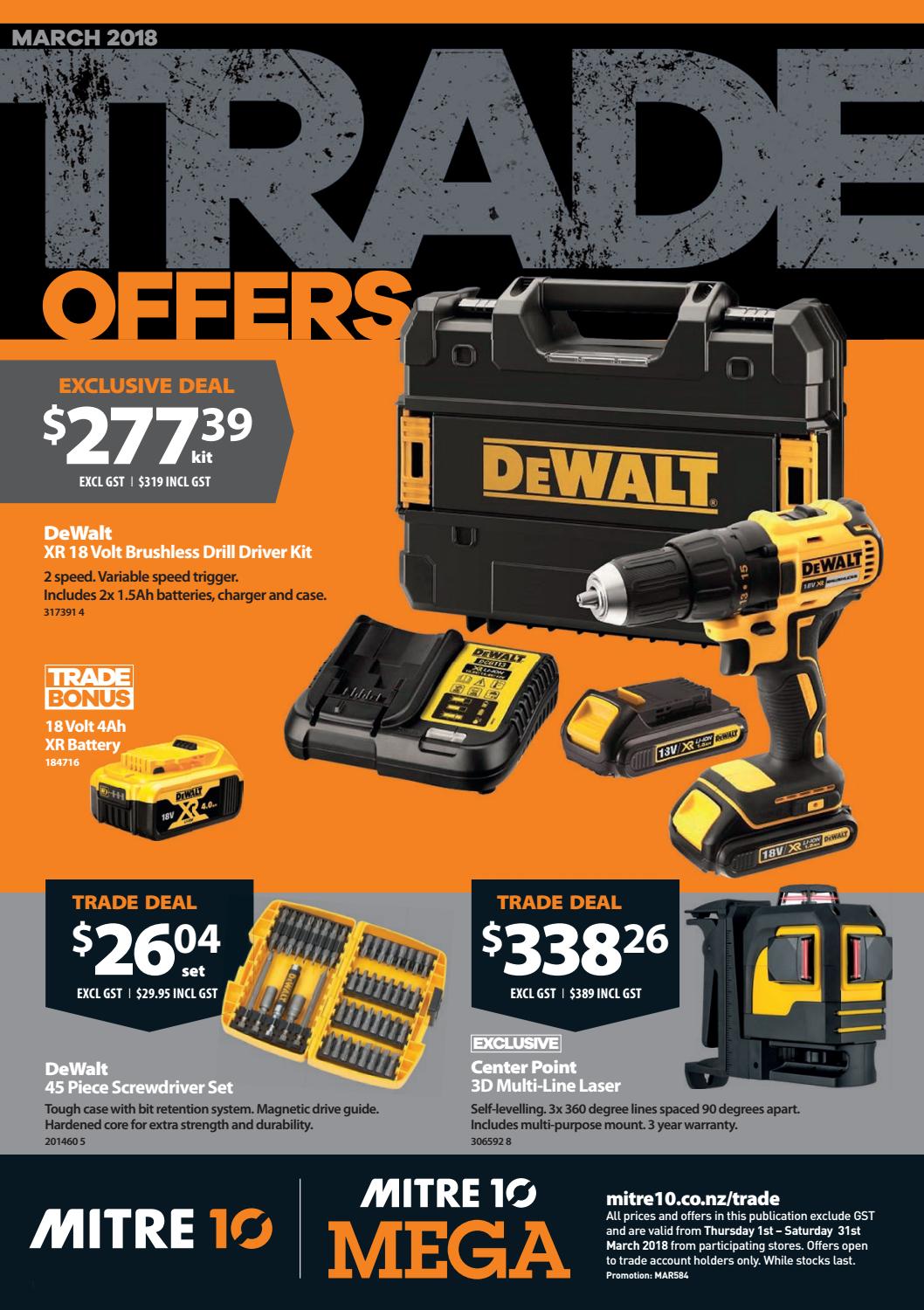 Mitre 10 Trade Offers March 2018 by Mitre 10 Trade Issuu