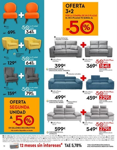Ofertas Supermercados 家具目录 conforama sofas con 50 por ciento 德文 descuento 第 10 页