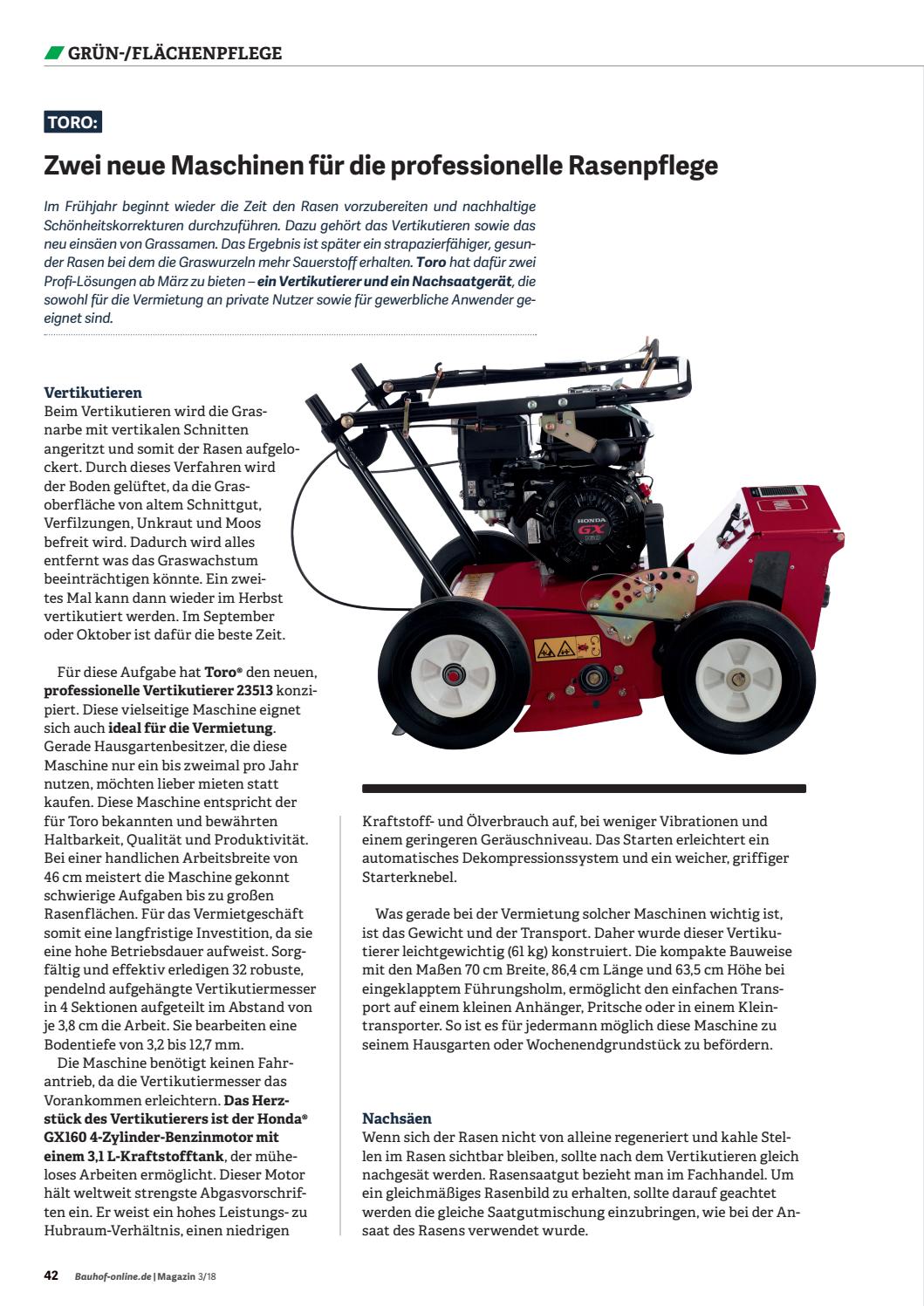 Bauhof Online Magazin 03 2018 Marz By Kanat Media Verlag Issuu