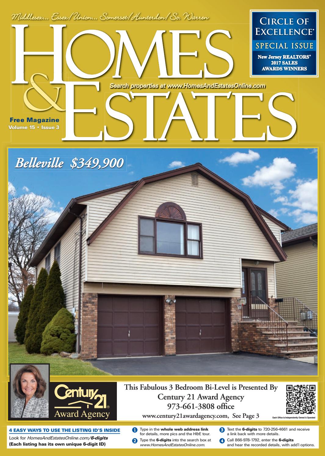 Homes And Estates Magazine Central NJ Edition March 1, 2018 by Homes