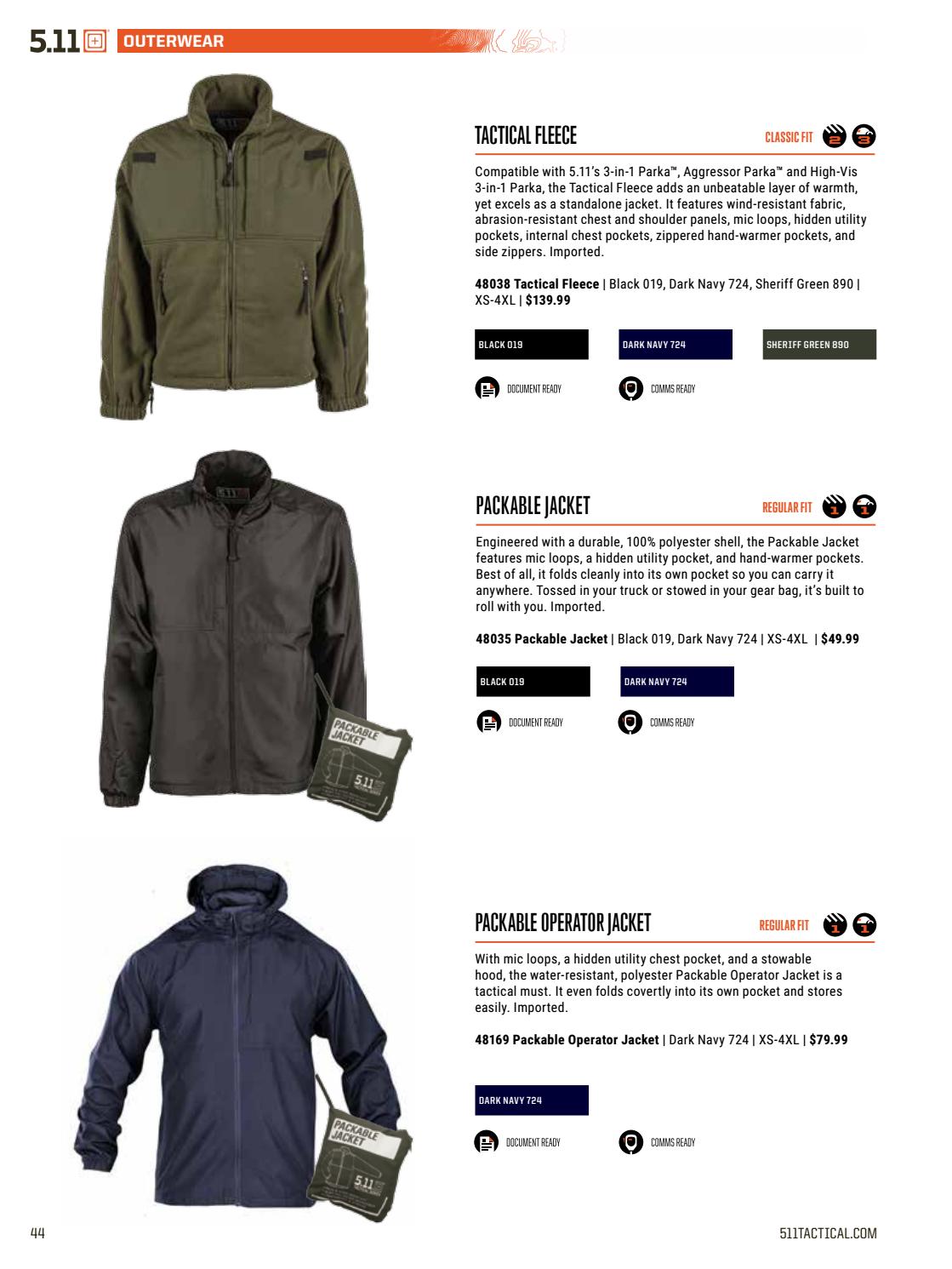 5.11 packable operator jacket