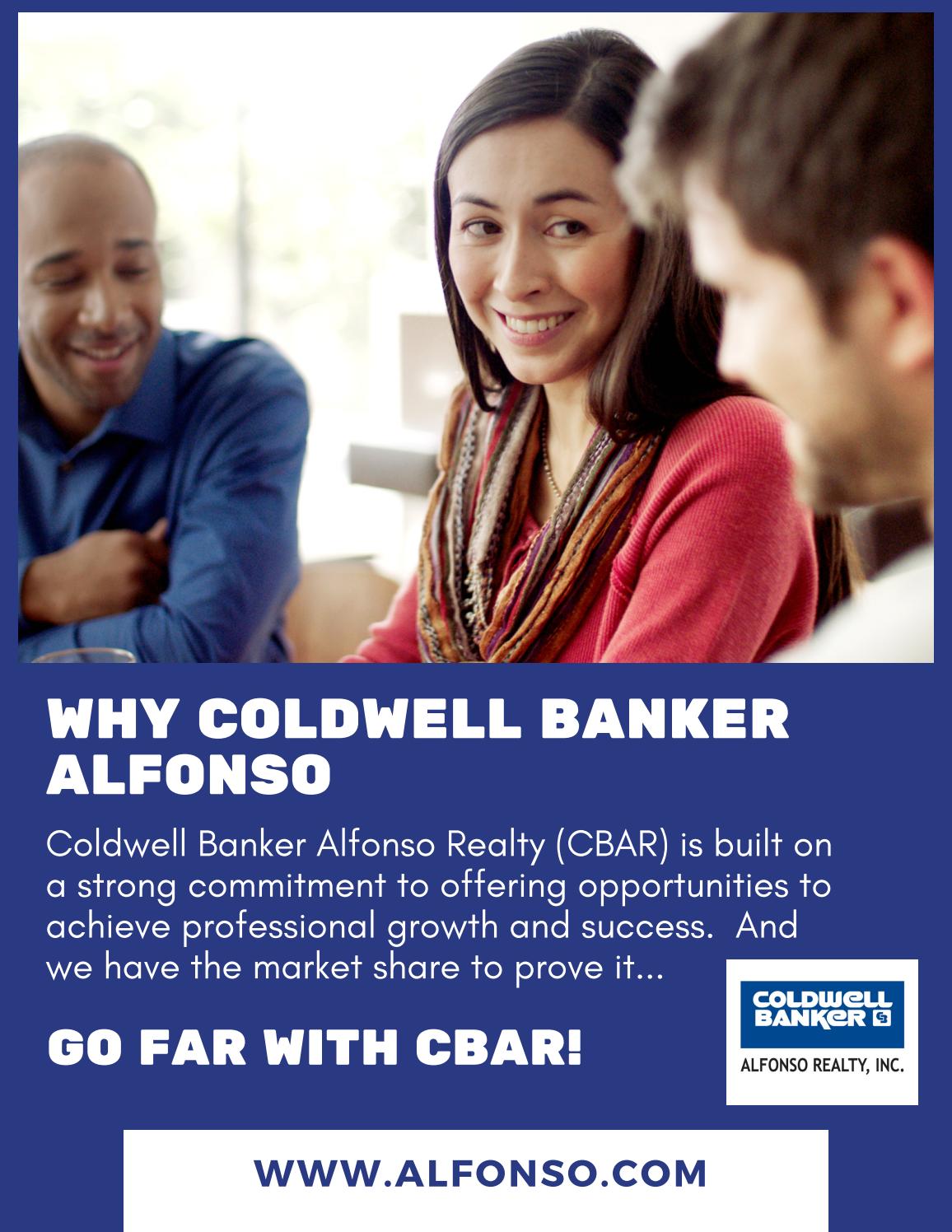 Join Coldwell Banker Alfonso Realty by Coldwell Banker Alfonso Realty