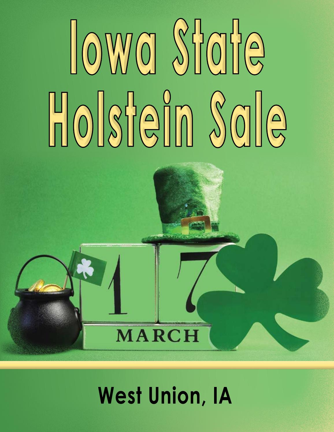 Iowa State Holstein Sale 2018 by Taylor Made Designs Issuu