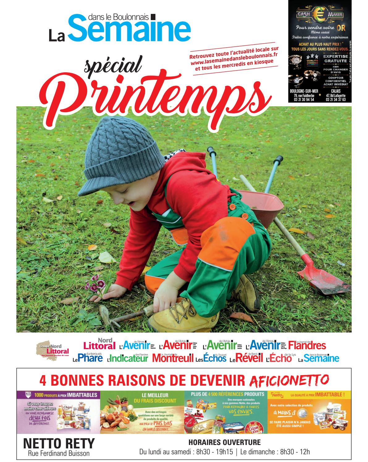 Supplément spécial printemps de la Semaine dans le Boulonnais by Groupe Nord Littoral Issuu