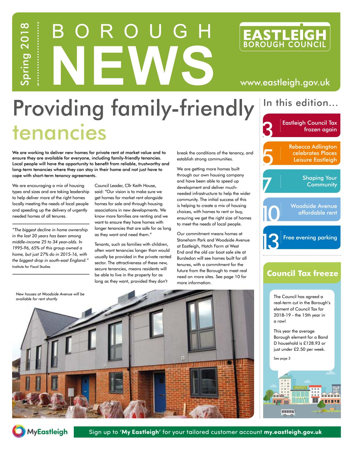 Spring Borough News 2018 Eastleigh Borough Council by Eastleigh