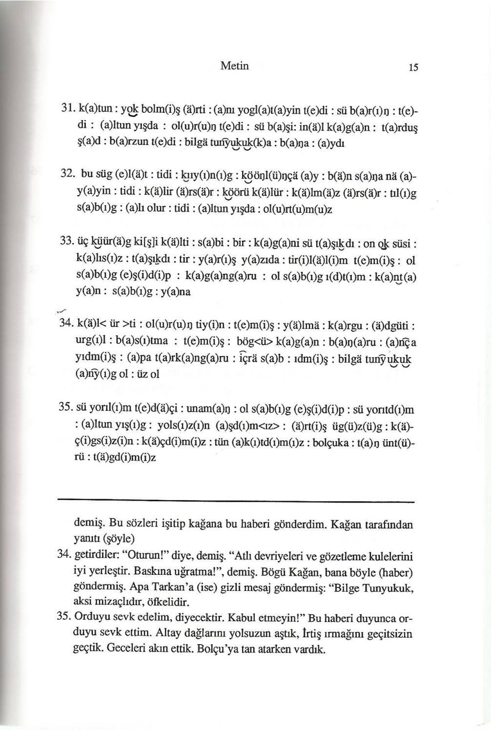 Talat Tekin Tunyukuk Yaziti Vebuka Com