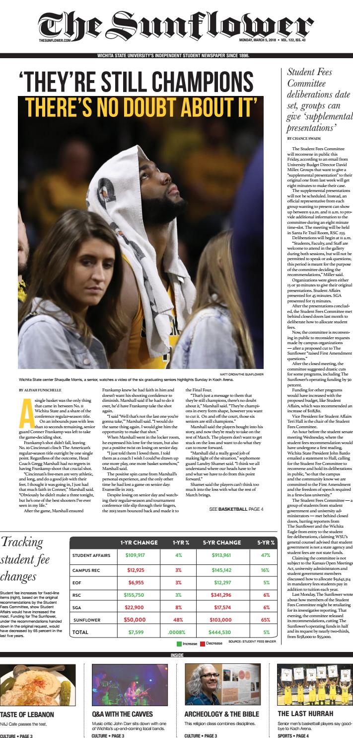 The Sunflower v.122 i.43 by The Sunflower Newspaper Issuu