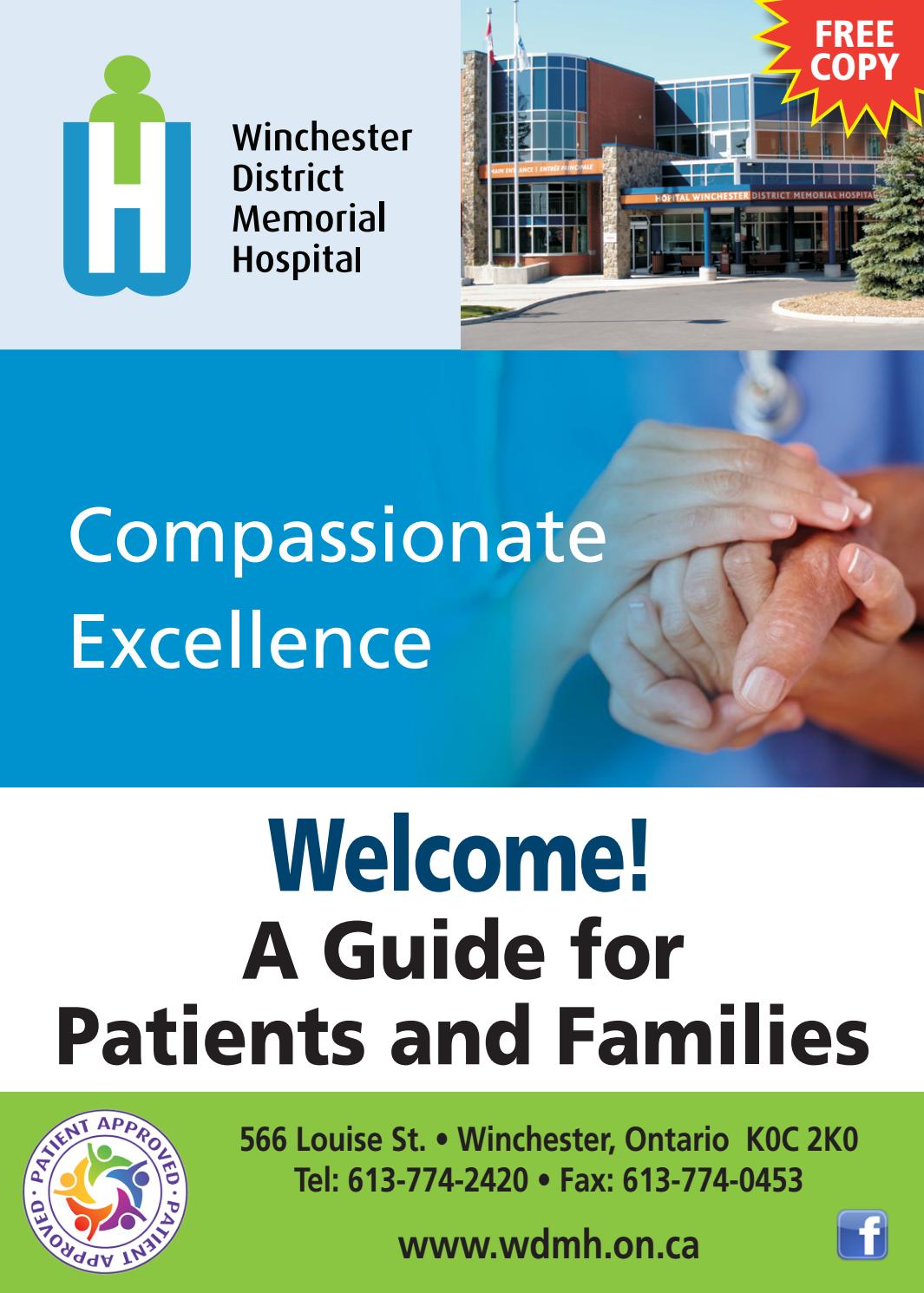 Winchester District Memorial Hospital A Guide for Patients and