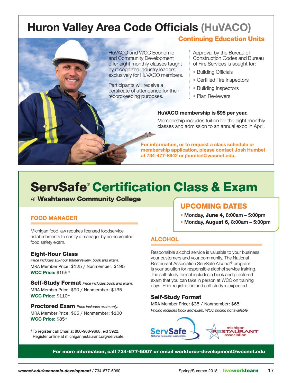 WCC ECD Brochure, Spring/Summer 2018 by Washtenaw Community College Issuu