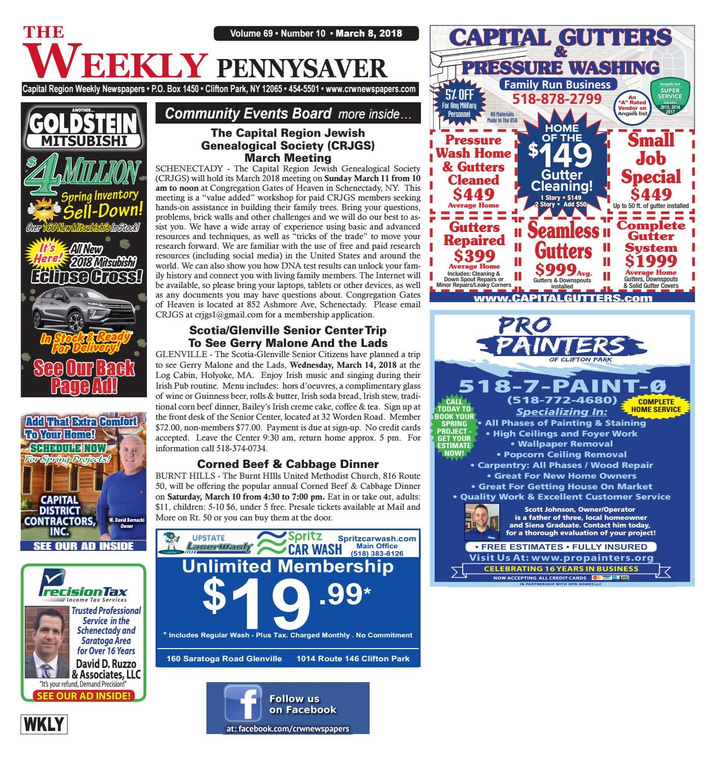 The Weekly Pennysaver 030818 by Capital Region Weekly Newspapers Issuu