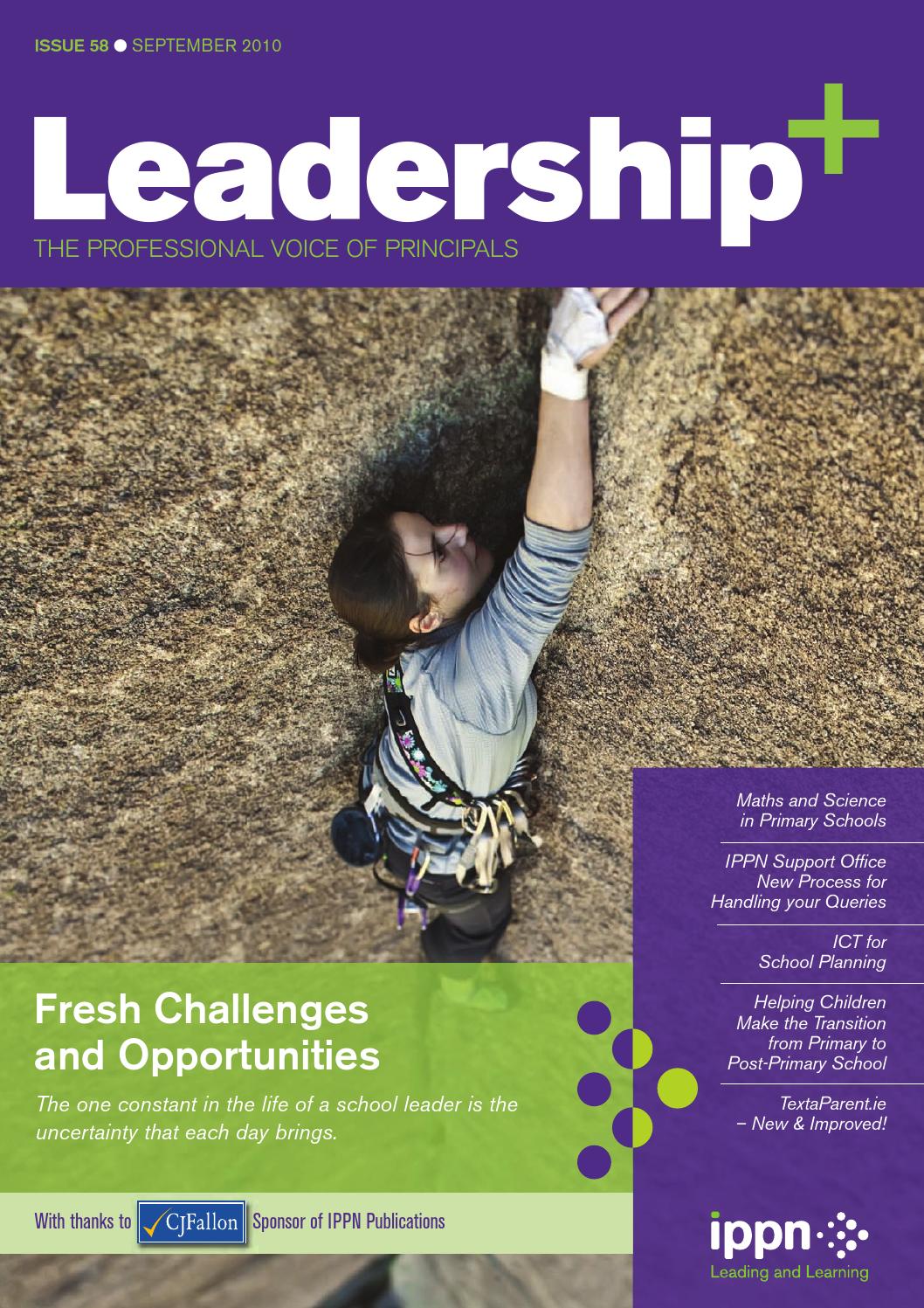 Leadership+ Issue 58 September 2010 by Irish Primary Principals ...