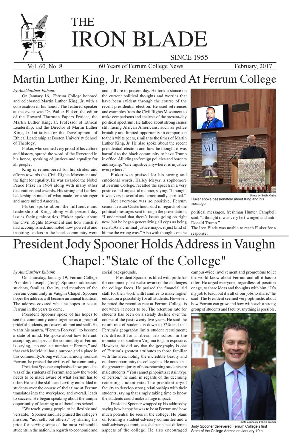 February 2017 by Ferrum College Issuu