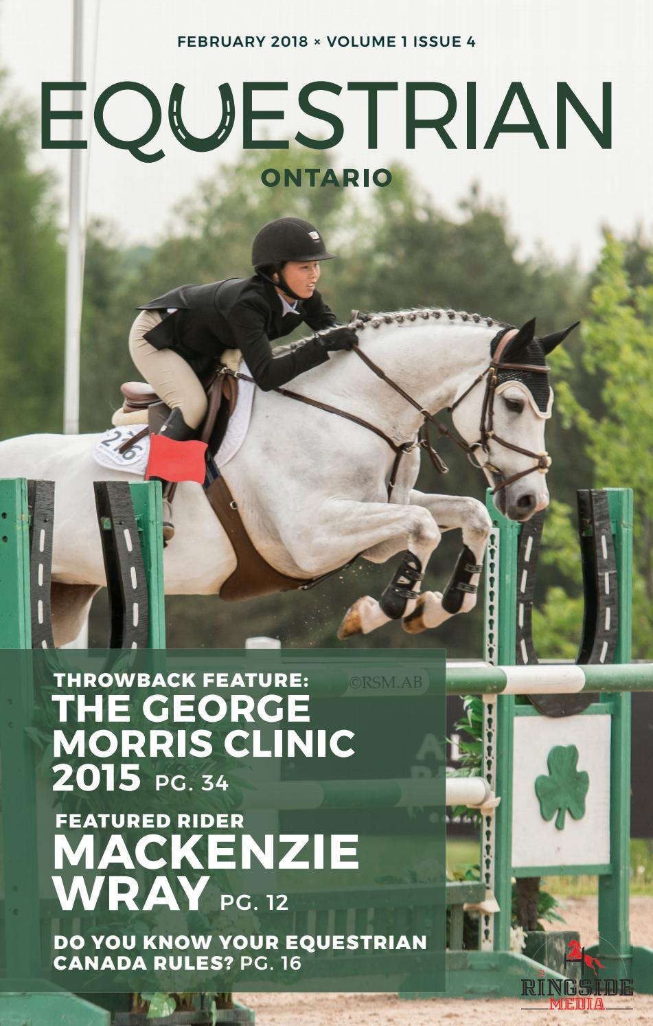 Equestrian Ontario February 2018 by Equestrian Ontario Issuu