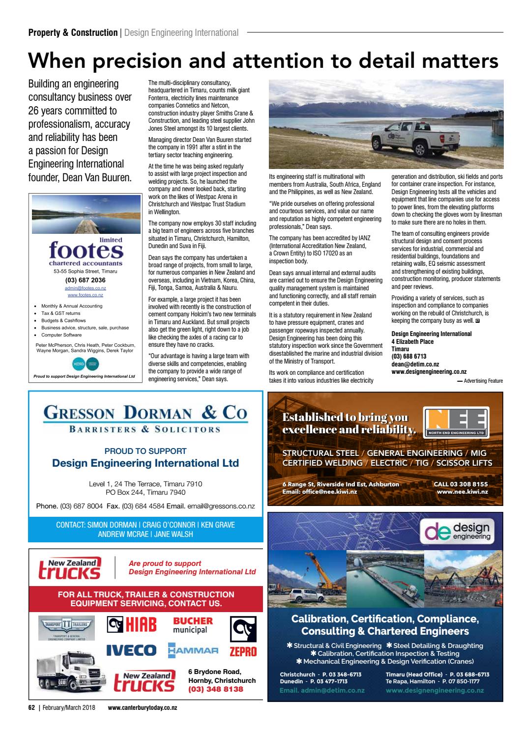 canterbury today magazine issue 149 by academy group issuu design engineering timaru