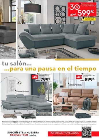Ofertas Supermercados 家具目录 conforama salones y sofas hasta un 50 porciento 德文 descuento 第 11 页
