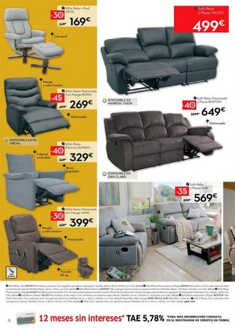 Ofertas Supermercados 家具目录 conforama salones y sofas hasta un 50 porciento 德文 descuento 第 12 页