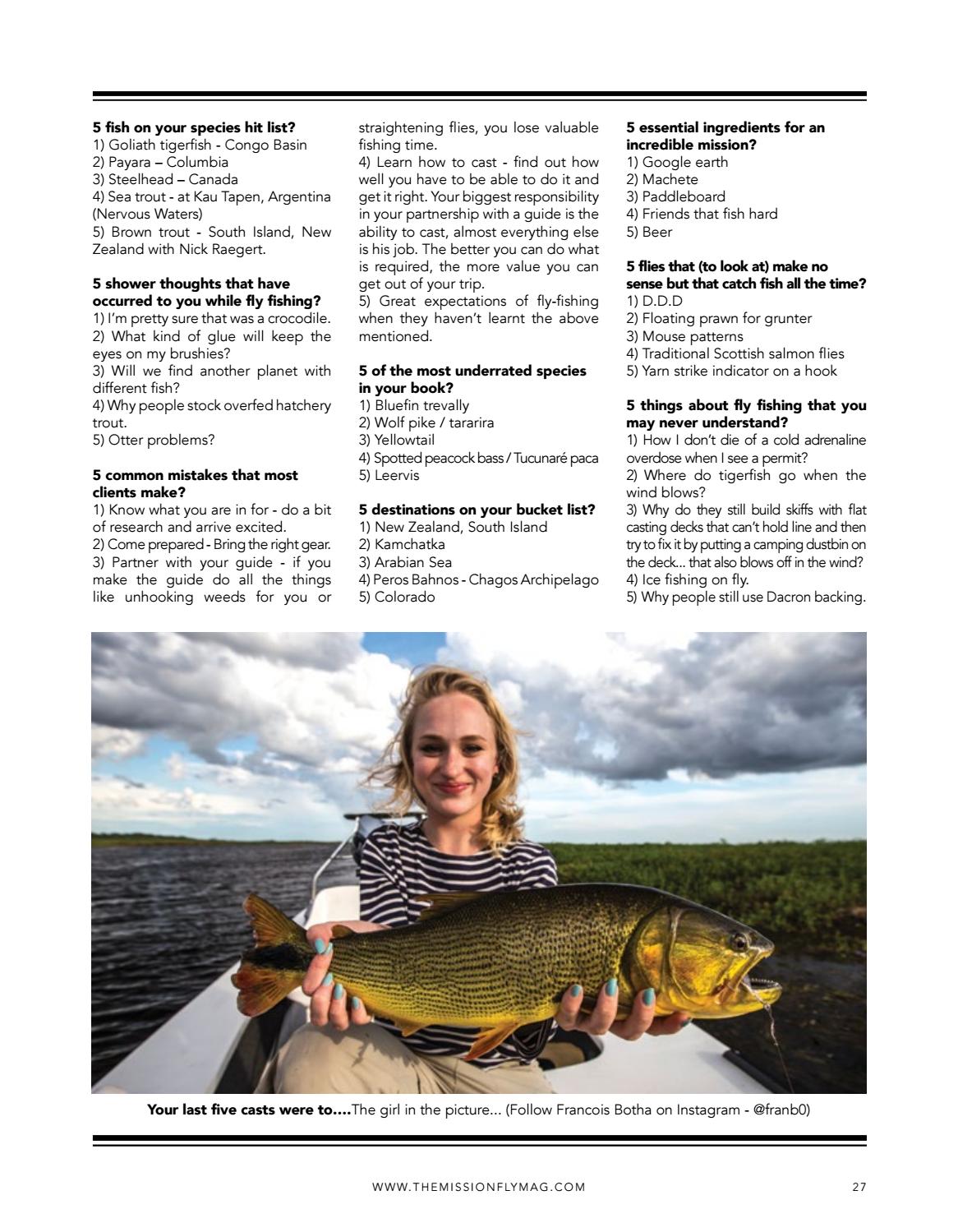 The Mission Fly Fishing Magazine Issue 8 By The Mission Fly Fishing Magazine Issuu