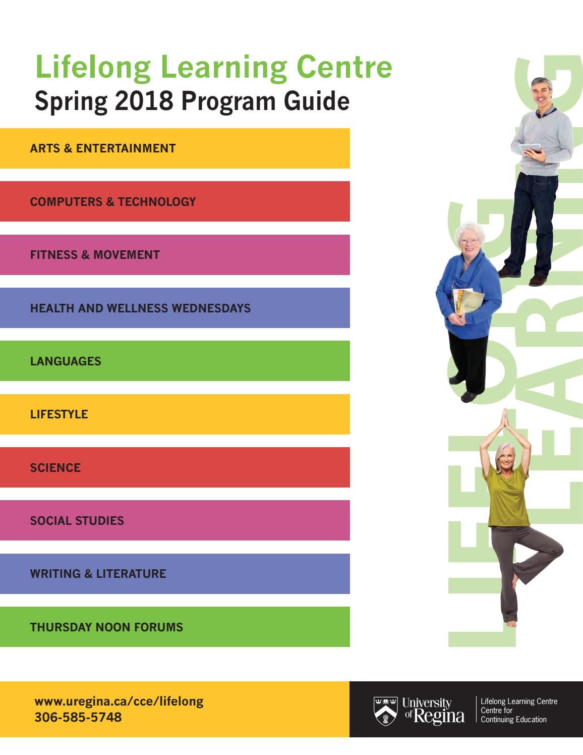 Lifelong Learning Centre Program Guide Spring 2018 By University Of